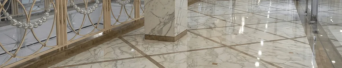 Beautiful marble floor professionally installed in Chula Vista, CA